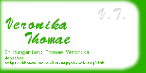 veronika thomae business card